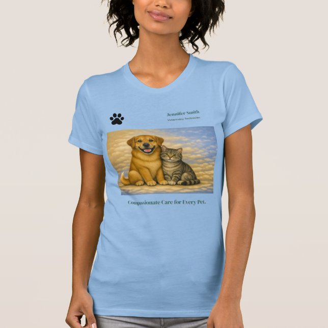 Camiseta Personalizada para Equipe Veterinária – I (Frente)
