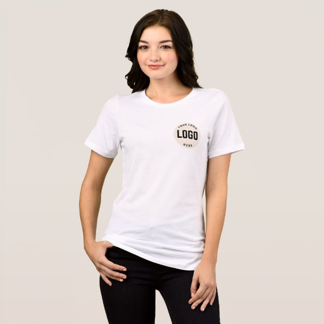 Camiseta Personalizada para Funcionários, Adicione (Frente Completa)