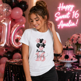 Camiseta Personalizada para Menina de Aniversário 