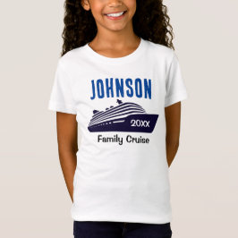 Camiseta Personalizada para Menina de Cruzeiro Fam