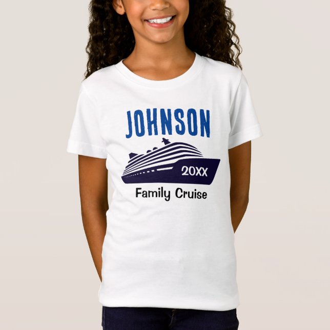 Camiseta Personalizada para Menina de Cruzeiro Fam (Frente)