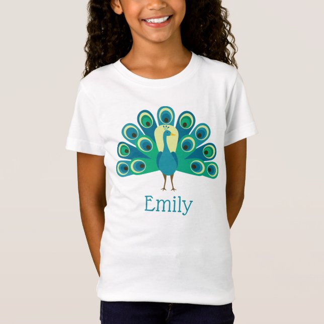 Camiseta Personalizada Peacock Bonita (Frente)