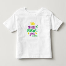 Camiseta Personalizada Pequeno Senhor Mardi Gras