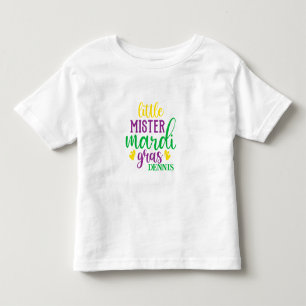 Camiseta Personalizada Pequeno Senhor Mardi Gras