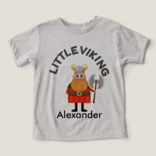 Camiseta Personalizada Pequeno Viking para Criança