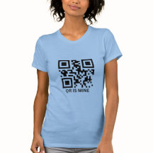 Camiseta personalizada personalizada de código QR