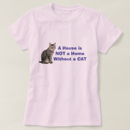 Camiseta Personalizada Pink Cat Home