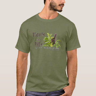 Camiseta personalizada Plantas não Pílulas