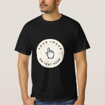 Camiseta personalizada - Preto Sua imagem ou texto