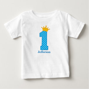 Camiseta Personalizada Primeiro Aniversário Prínci