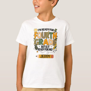 Camiseta Personalizada Pronta Para a 4ª Série