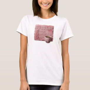 Camiseta Personalizada Rosa Chic CAFÉ PRIMEIRO SAL