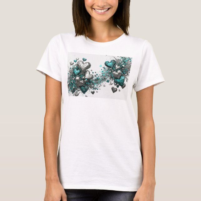 Camiseta Personalizada Sharp Teal ETERNAL LOVE (Frente)