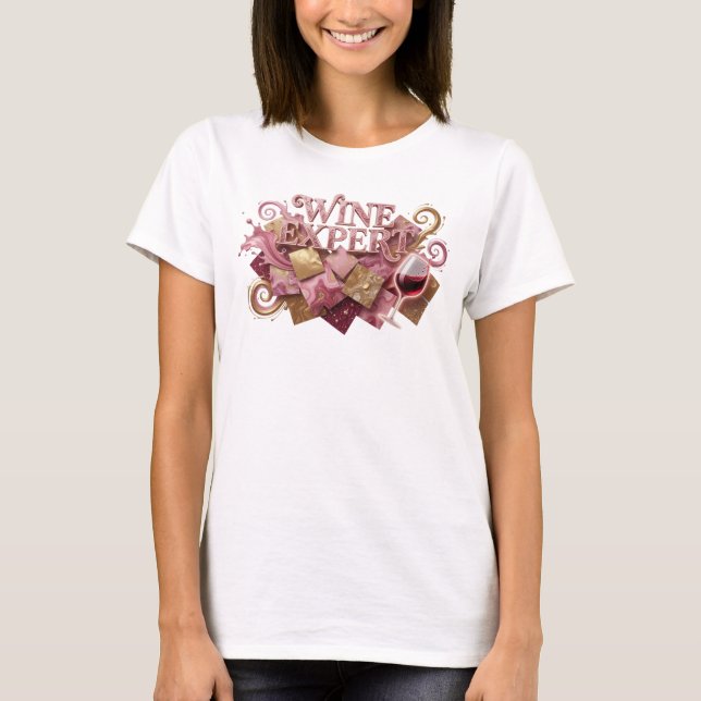 Camiseta Personalizada Snappy Pink EXPERT VINHO (Frente)