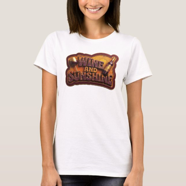 Camiseta Personalizada Statement Rosa VINHO E SOL (Frente)