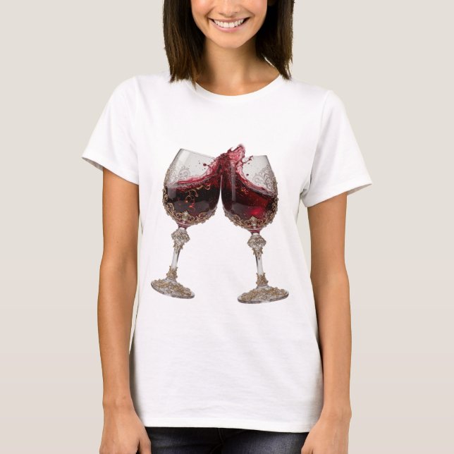 Camiseta Personalizada Statement Silver CHEERS (Frente)