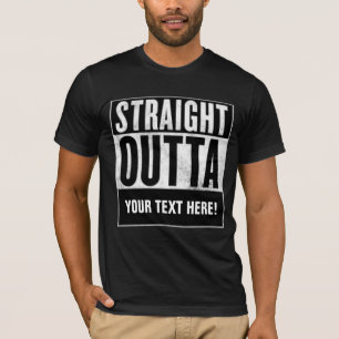 Camiseta personalizada STRAIGHT OUTTA