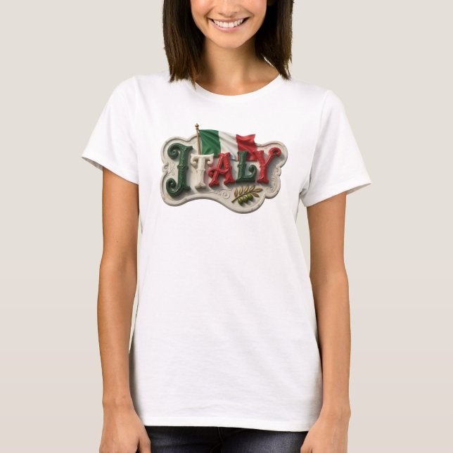 Camiseta Personalizada Striking Green ITALY (Frente)