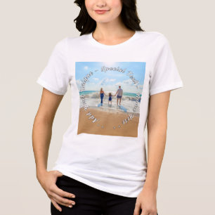 Camiseta Personalizada sua foto com texto personalizado