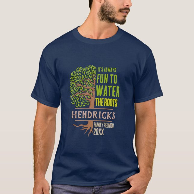 Camiseta personalizada tema Árvore Genealógica Azu (Frente)