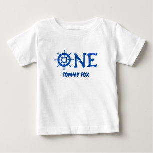 Camiseta Personalizada Uma Roda De Bote De Aniversário Feli