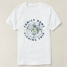 Camiseta Personalizada Viagem de Pesca em Família