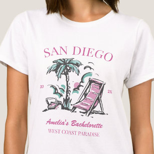 Camiseta Personalizada Viagem de Vintage de Raparigas de Fe