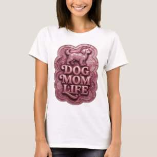 Camiseta Personalizada Vida de Mãe de Cachorro Ros