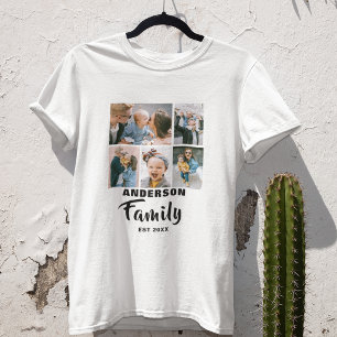 Camiseta Personalizado   5 Foto   Família