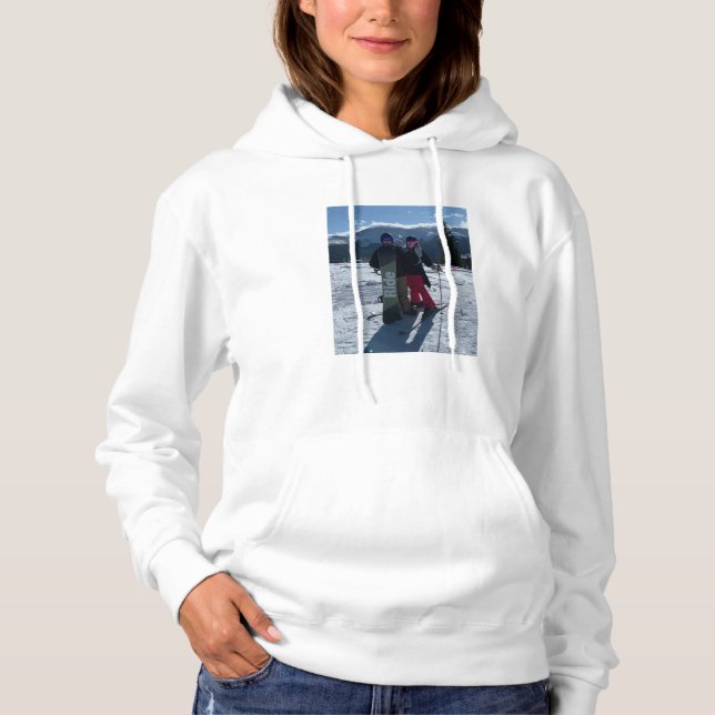 Camiseta Personalizado Adicionar sua própria foto Hoodie (Frente)