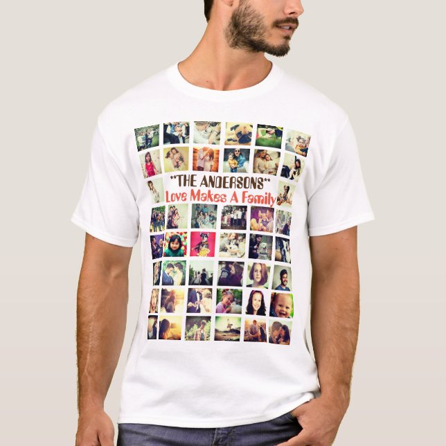Camiseta Personalizado adicione seu texto e fotos (Frente)
