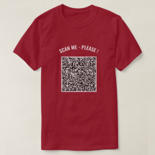 Camiseta Personalizado com informações de verificação de có