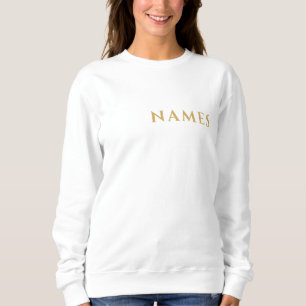 Camiseta Personalizado com o Último Nome ou Apelido neles