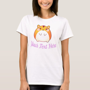 Camiseta Personalizado de Hamster Kawaii Cute