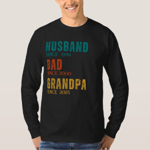 Camiseta Personalizado Desde Anos Pai De Marido Vovô Retro