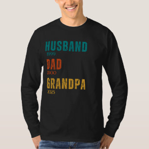 Camiseta Personalizado do ano personalizado Pai de maridos 