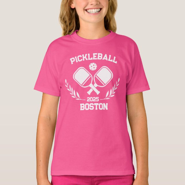 Camiseta Personalizado do Pickleball Boston 2025 (Frente)