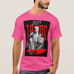 Camiseta Personalizado Donald Trump Graphic Bold E Icônico