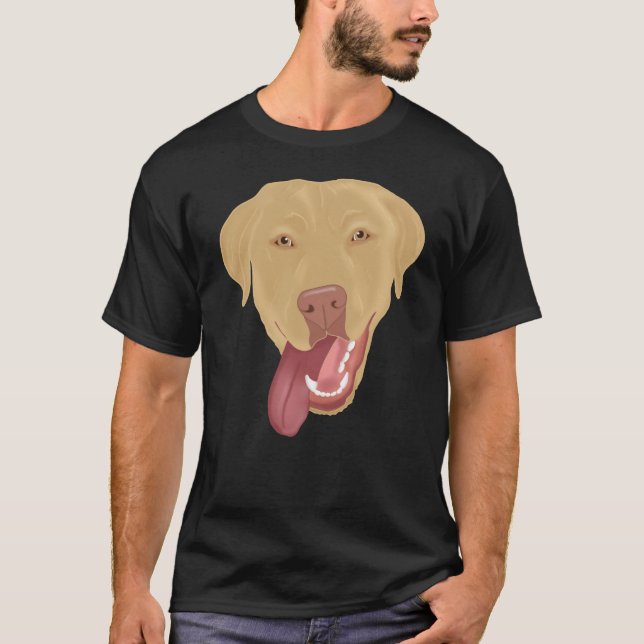 Camiseta Personalizado Dudley Labrador  (Frente)