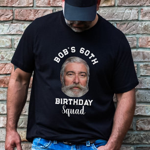 Camiseta Personalizado É Meu Nome de Rosto de Aniversário e