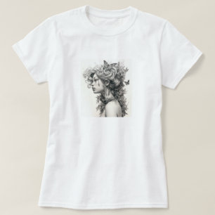 Camiseta Personalizado Elegante Adicione seu próprio presen