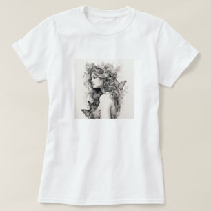 Camiseta Personalizado Elegante Adicione seu próprio presen