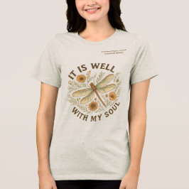 Camiseta Personalizado "Está Bem Com A Minha Alma" Boho Dra