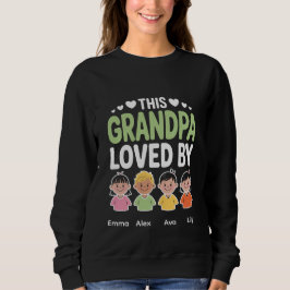 Camiseta Personalizado Este Vovô Amado Por – Crianças Perso