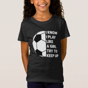 Camiseta Personalizado Eu Toco Como Uma Menina