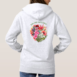Camiseta Personalizado FLOREÇA ONDE VOCÊ FOI PLANTADO Flora