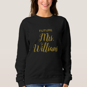 Camiseta Personalizado Futuro da pasta da dama de noiva