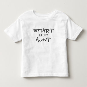 Camiseta PERSONALIZADO Inteligente Engraçado Como Minha Tia
