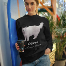 Personalizado Memorial de Estimação Fofa Foto Nome