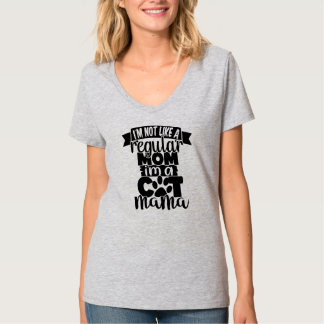 Camiseta Personalizado Não Como Uma Mãe Normal Eu Sou Uma M